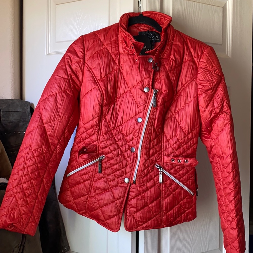 Burnt orange puffer